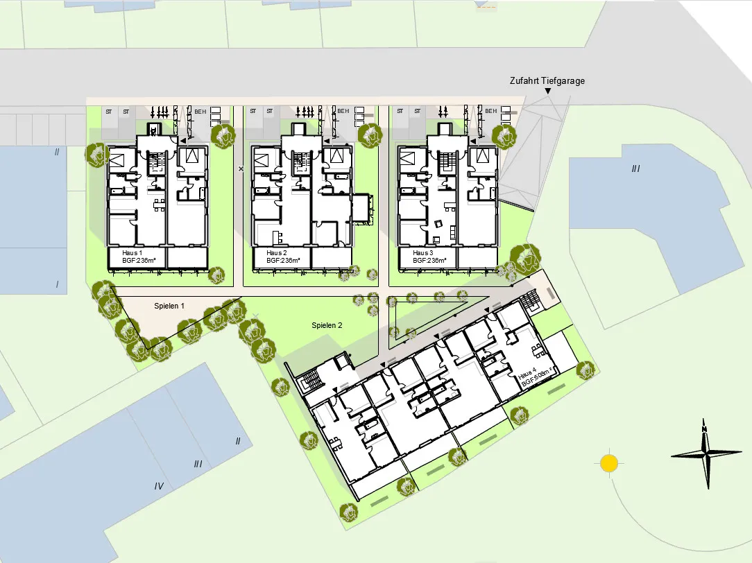 Neubau Wohnanlage